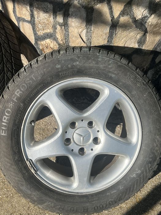 Джанти с зимни гуми 16-ки за mercedes