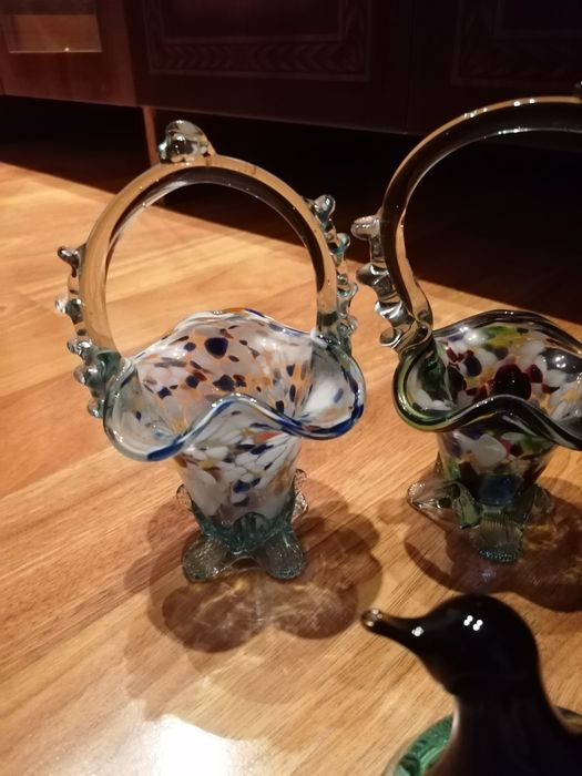 Coșulețe din sticlă