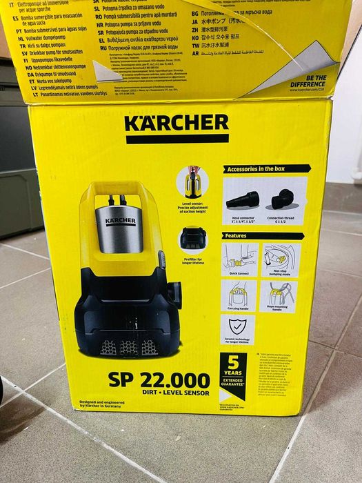 Pompă apă murdară Kärcher SP 22.000 cu senzor de nivel Ramnicu