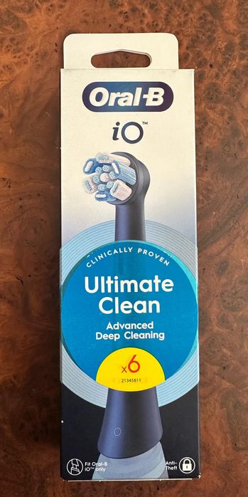 Set 6 Rezerve Oral-B iO Ultimate Clean - Noi, Sigilate, Negre