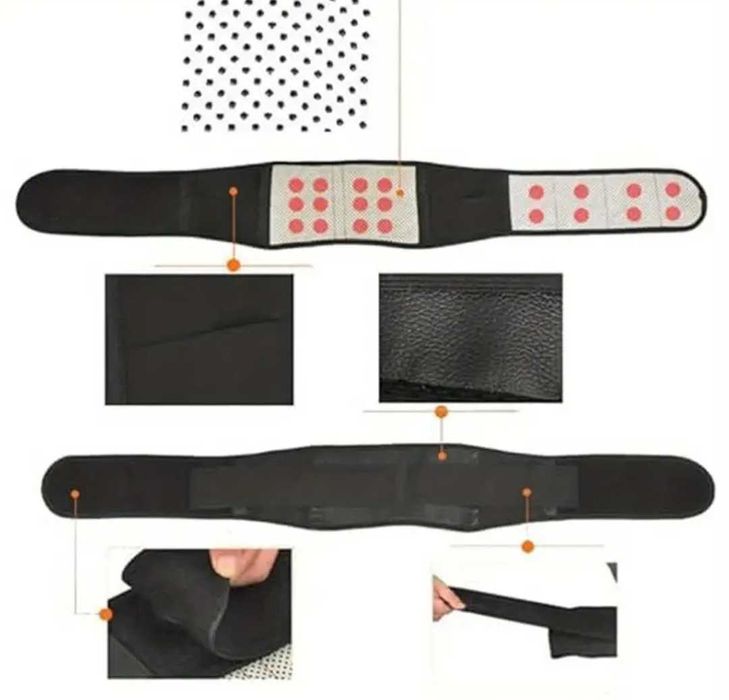 Mijloc , centura lombara brâu cu magneți reglabil