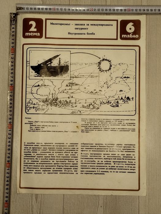 50 Табла за лекционна пропаганда и нагледна агитация от 1985 г.
