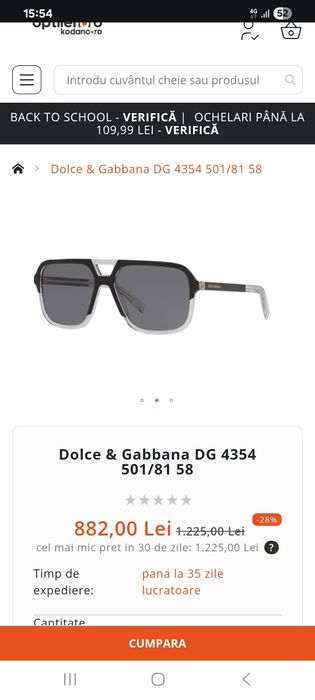 Ochelari dolce&gabanna