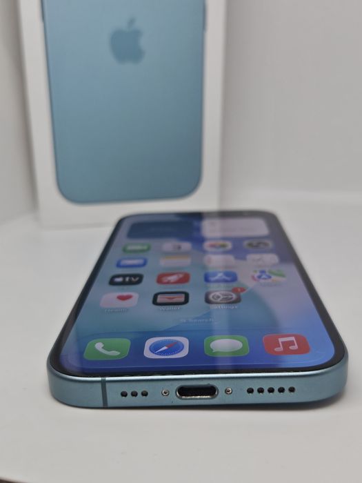ГАРАНЦИЯ iPhone 16 Black 128GB 89% 465Цикъла
