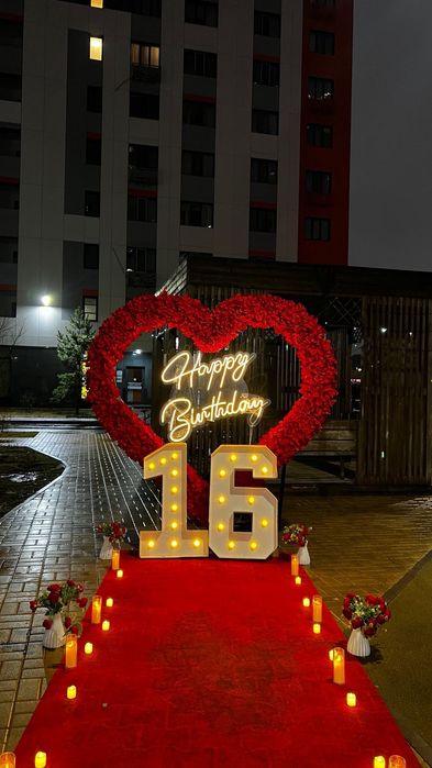 Акция !!!Предложение руки и сердца ,поздравление с днем рождение