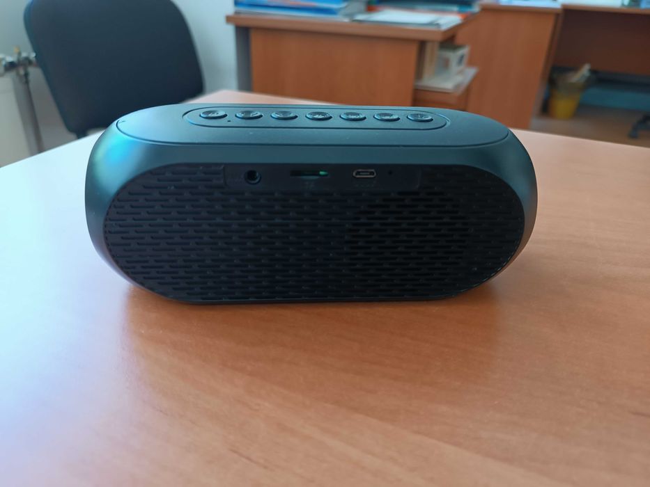 Радио часовник, Bluetooth 5.0, черен