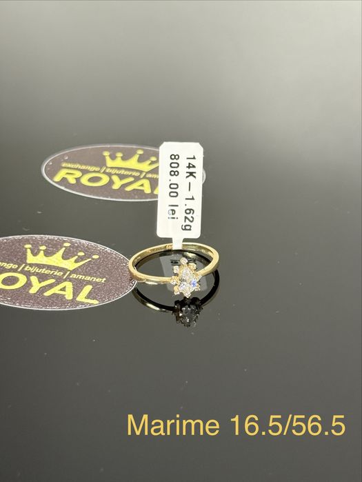 Bijuteria ROYAL : Inel AUR 14K NOU / 1.62 GR