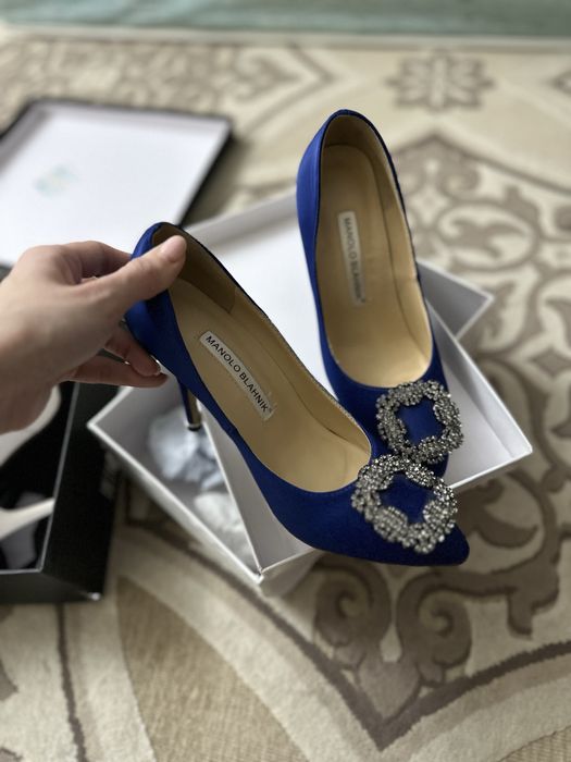 Туфли синие , размер 34-35