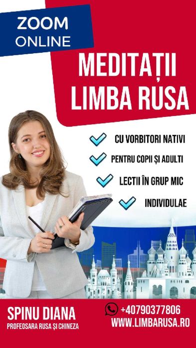 Meditatii Limba Rusă Online cu Vorbitori Nativi