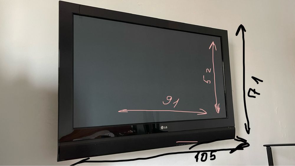 Телевизор LG полность рабочий