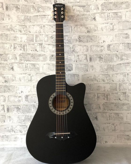 Гитара новая акустическая шестиструнная скидка