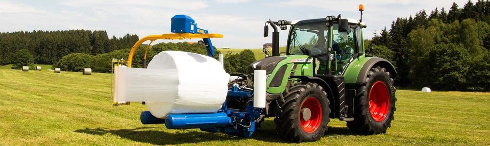 Стреч Фолио Силажно, 75см, 25 микрона, 1500м, бял, за кръгли бали