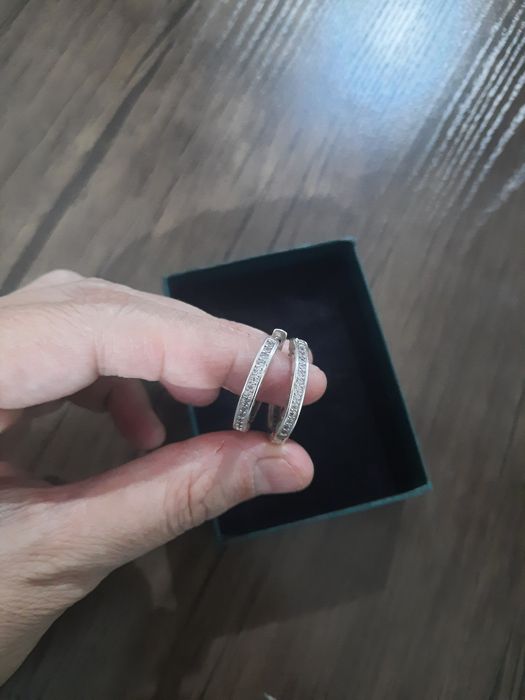 Серебро  925 проба серьги bulgari