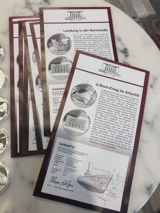 Сребърни медали WW2