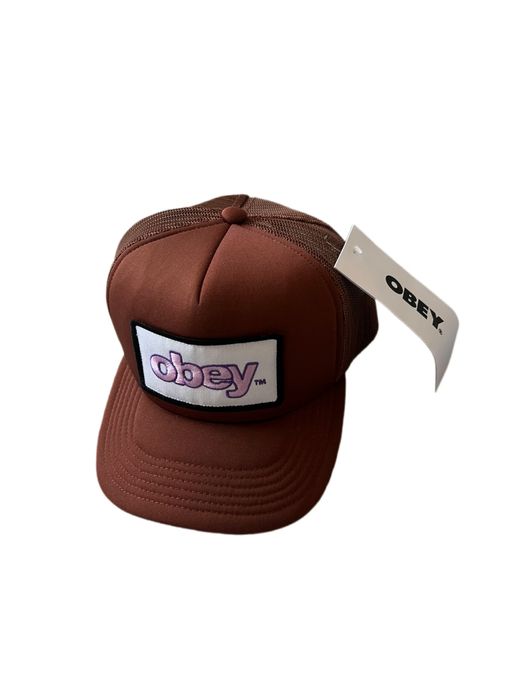Obey brown cap bn