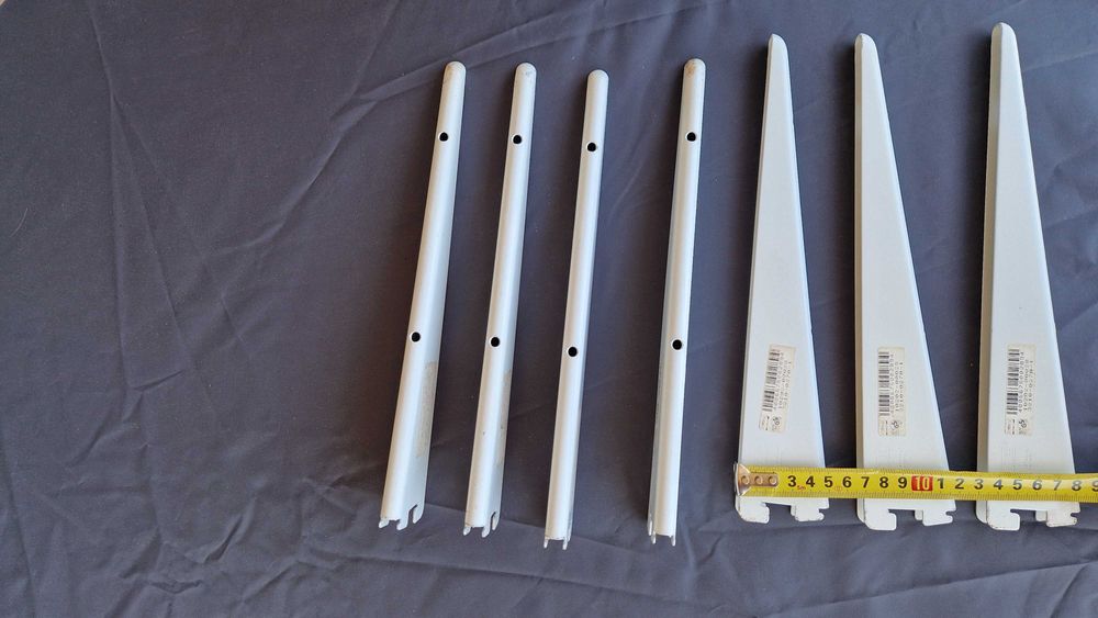 Метални държачи - бели