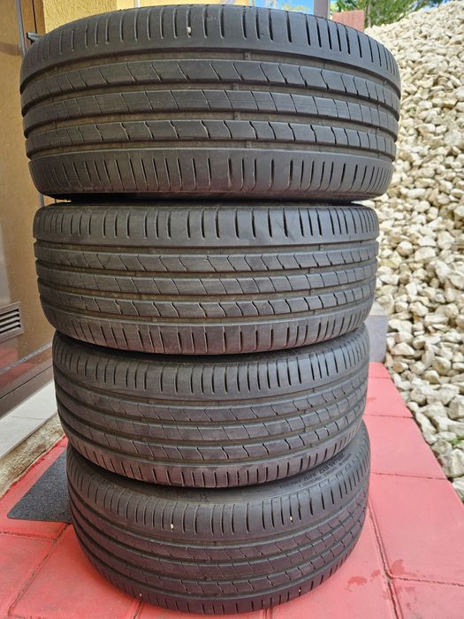 Jante aliaj + anvelope vară 4x108 R17