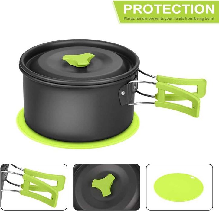 Комплект къмпинг тенджери Forest tales GT-308, 15 части