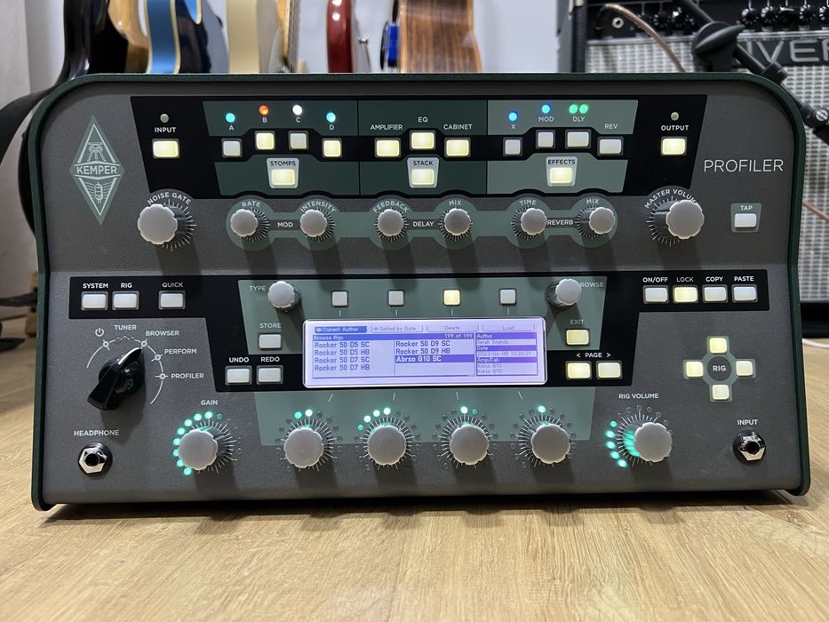 Kemper Profiler,vine cu pack-uri cumparate instalate, M Britt, Selah