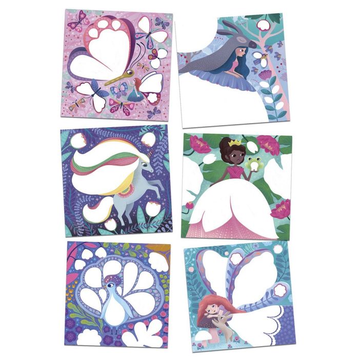 Детски комплект за рисуване с пръсти “Света на феите” - Créa Lign‘