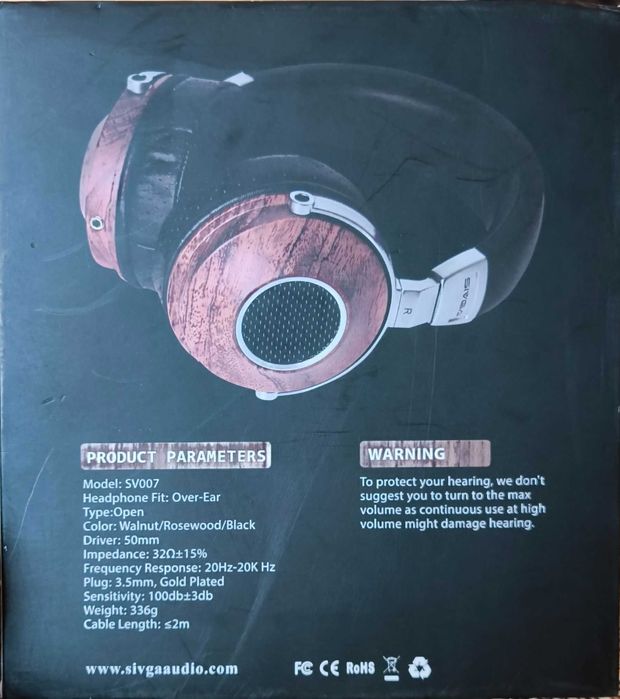 Слушалки sivga sv007