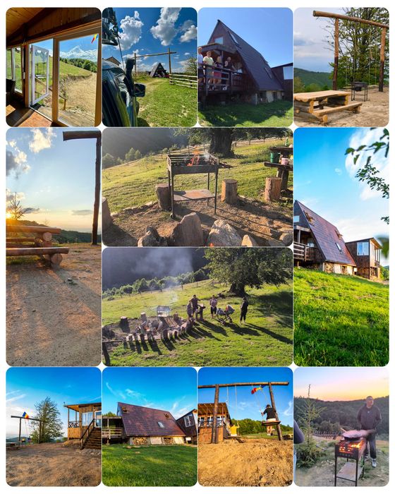 Cabana la munte cu ciubăr