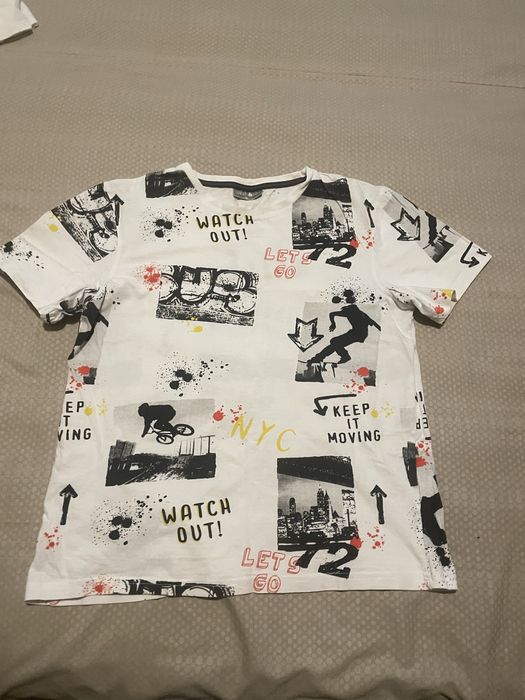 6 броя тениски и блуза с дълъг ръков