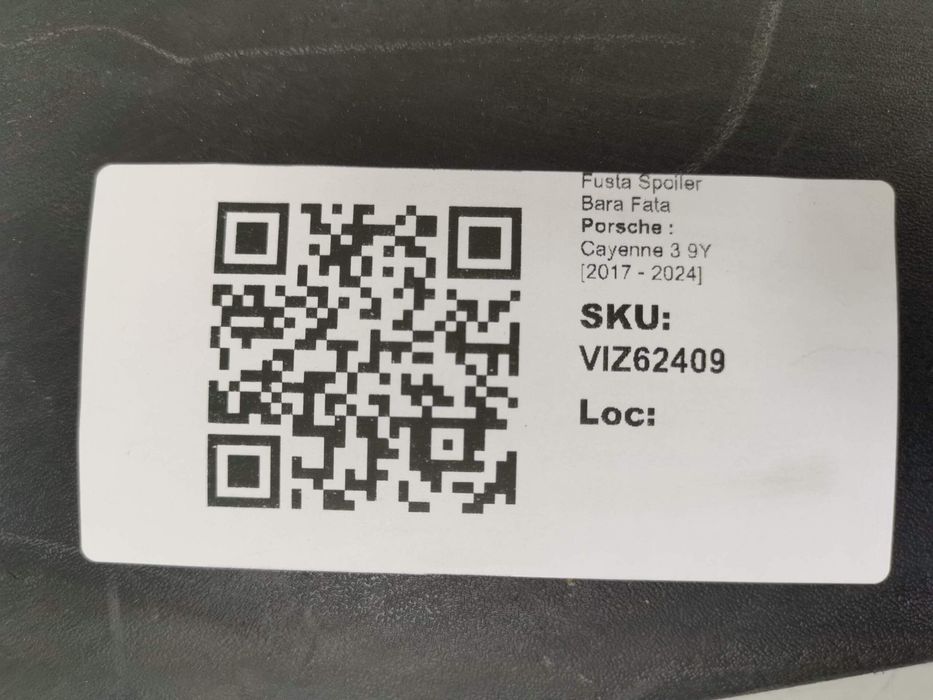 Порше Каиен / Porsche Cayenne 3 9Y Оригинален преден спойлер/декоратив