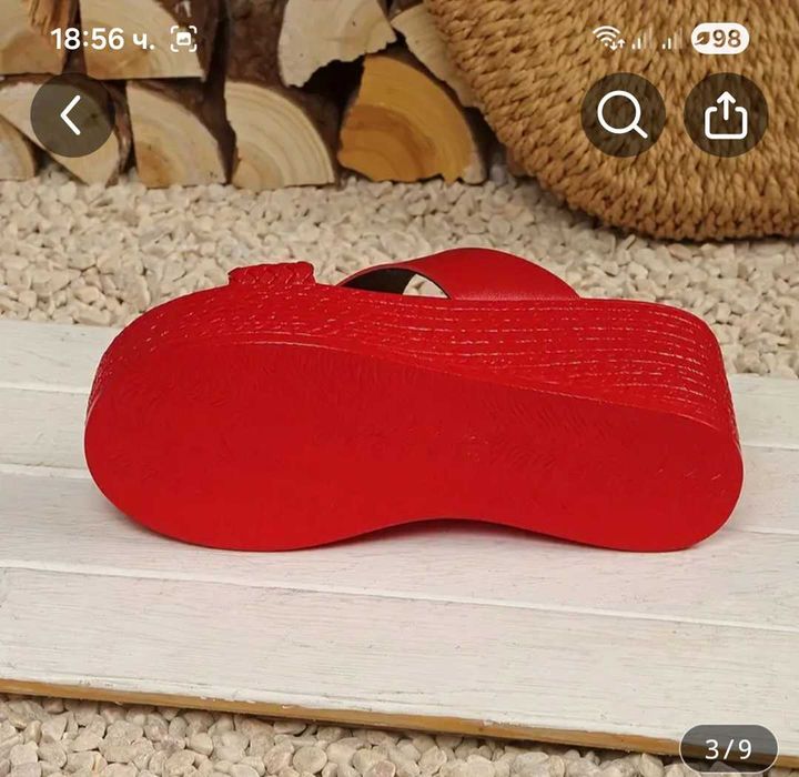 Дамски обувки платформа 39