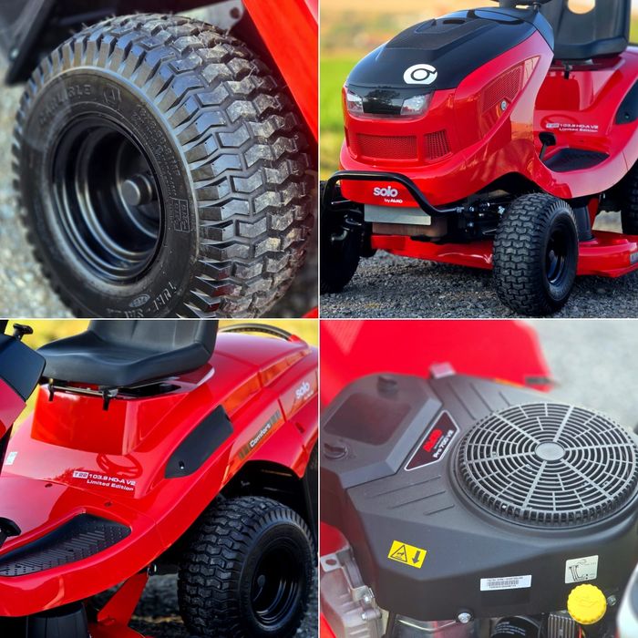 Tractoras gazon iarba Profesional Solo By Alko Austria 700 cm3 2 cilindrii 22 cp 20 ore funcționare ca nou!