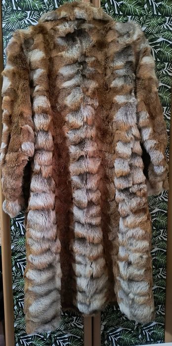 Кожено палто от лисица