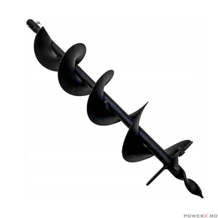 Burghiu pamant calitate premium 15 cm x 80 cm, pentru motoburghiu,