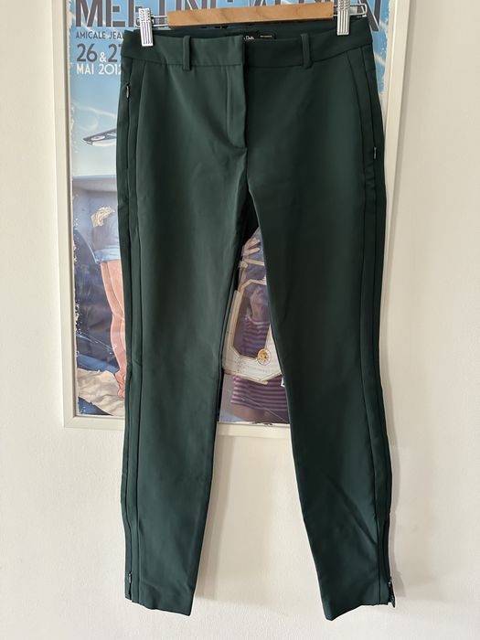 Тъмнозелен панталон massimo dutti