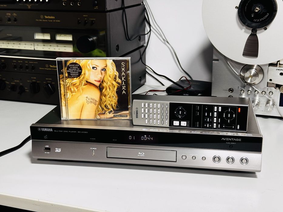 Blu-ray/Cd-player YAMAHA BD-A1060,telecomandă,analog/balanced/optical