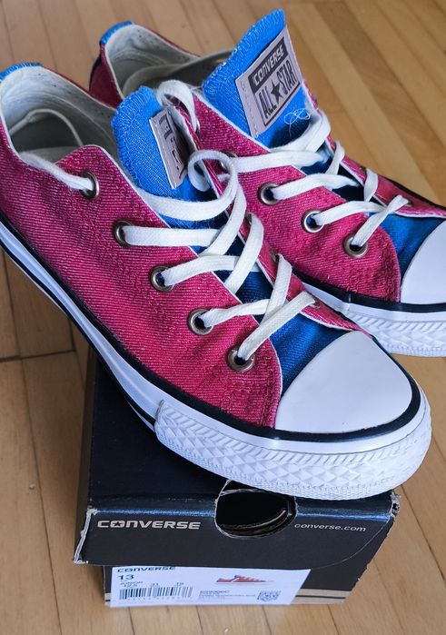Converse All Star/ Tenisi copii 31 ca noi/rosu+albastru
