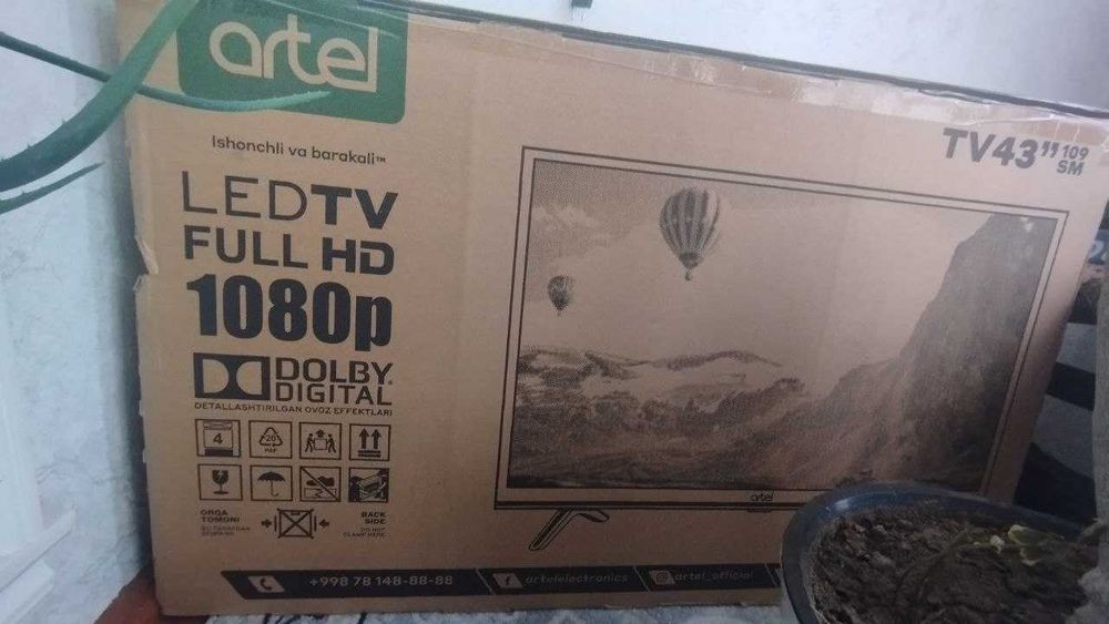 artel 43 tv yangi