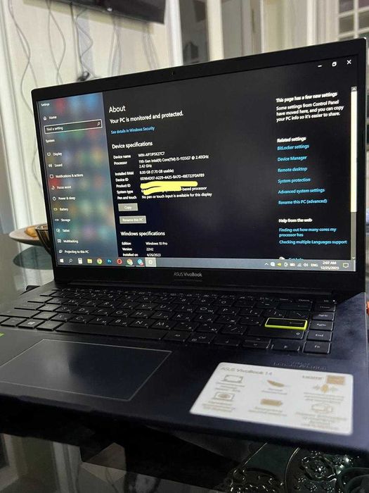 Asus Vivobook 14 / 512 SSD