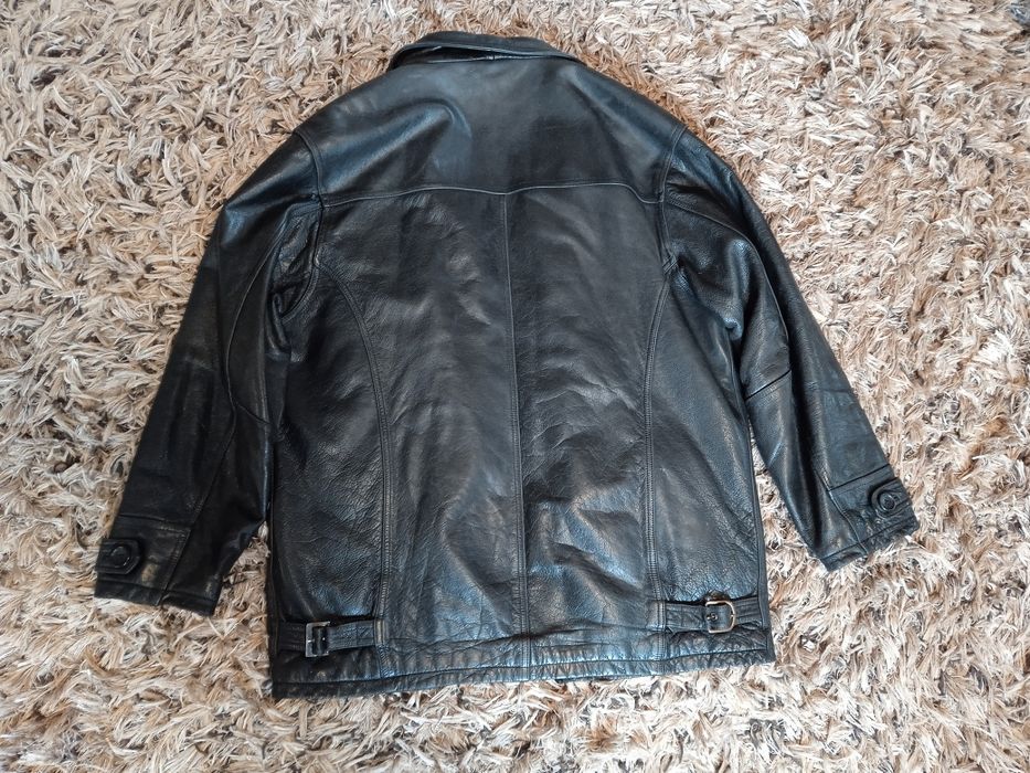 Кожаная куртка мужская. Б.у