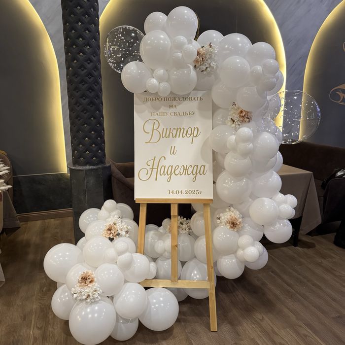 ОФОРМЛЕНИЕ ФОТОЗОН шарами на мероприятия, выписку из роддома