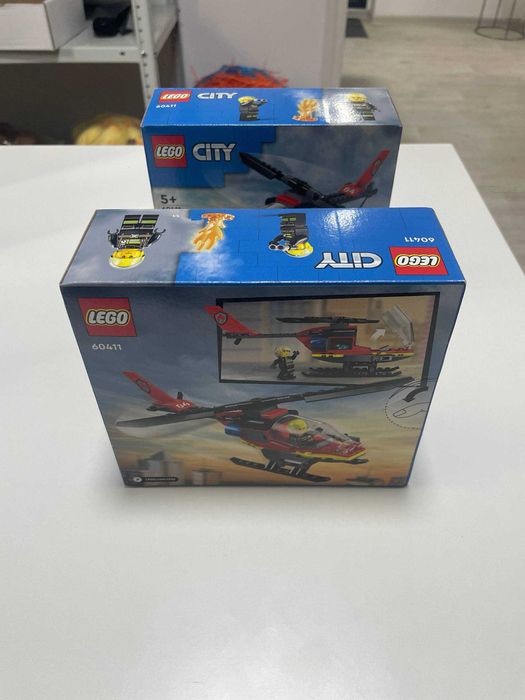 LEGO 60411 City Пожарный вертолет — Ликвидация, оригинал!