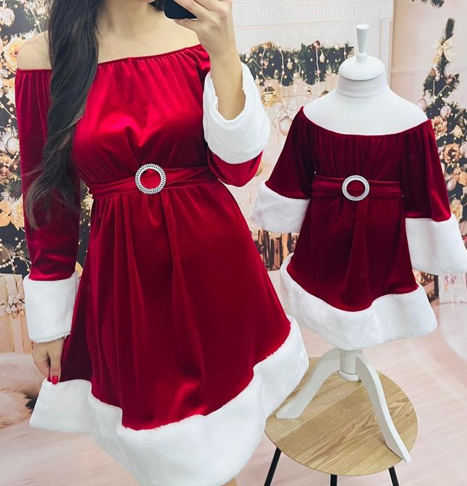 Rochițe mama-fiica Crăciuniță