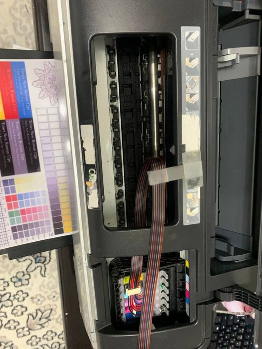 Epson 1410 A3 Printer 6Ta Rangli Foto Printer Arxetektura Foto Uchun