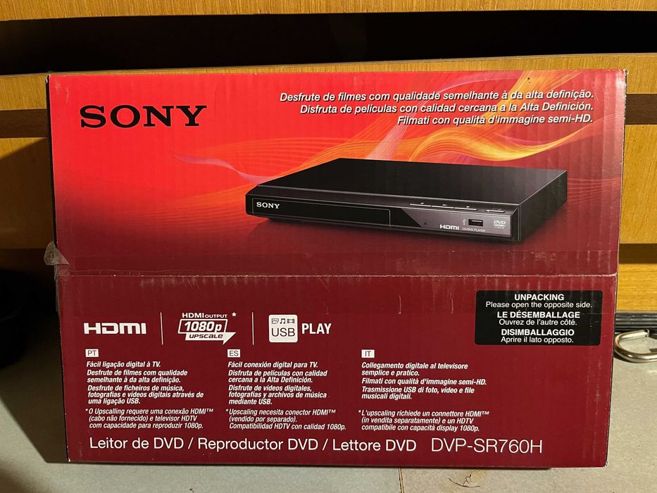 продавам DVD Sony DVP-SR760H