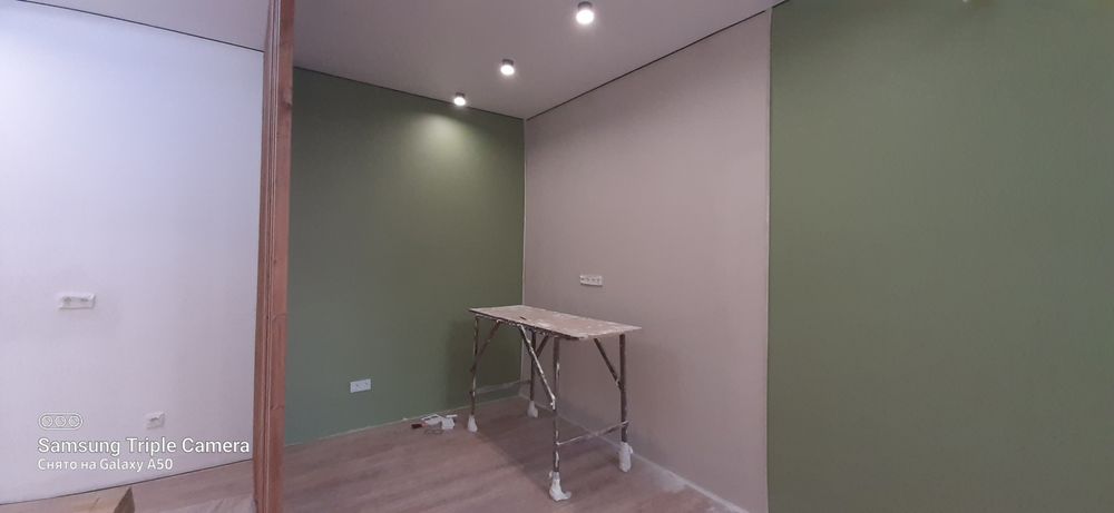 Покраска стен от 500тг./кв.м.