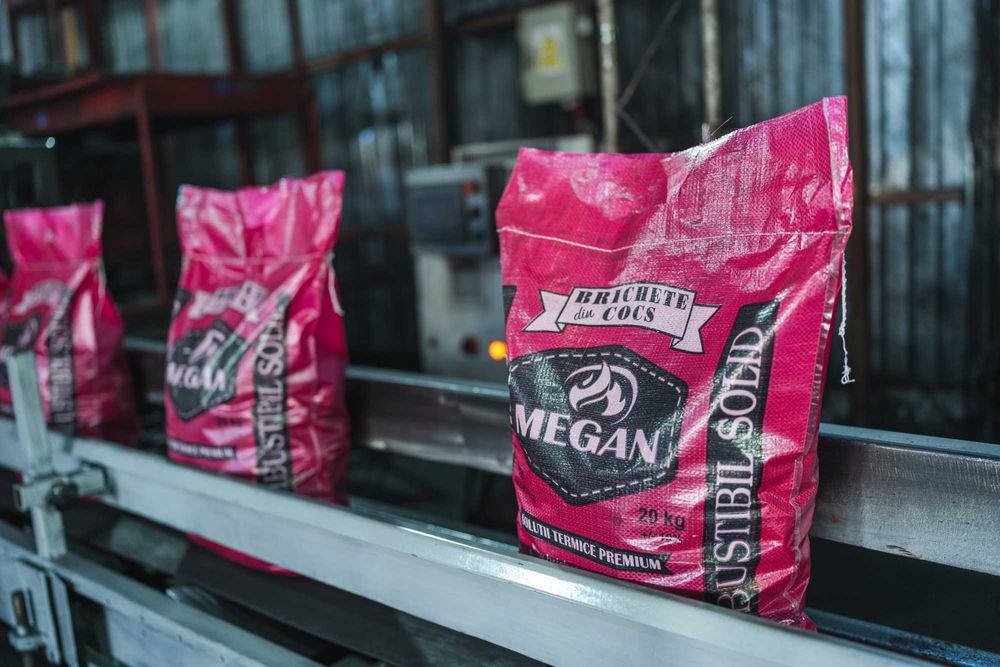 Brichete Megan din cocs premium