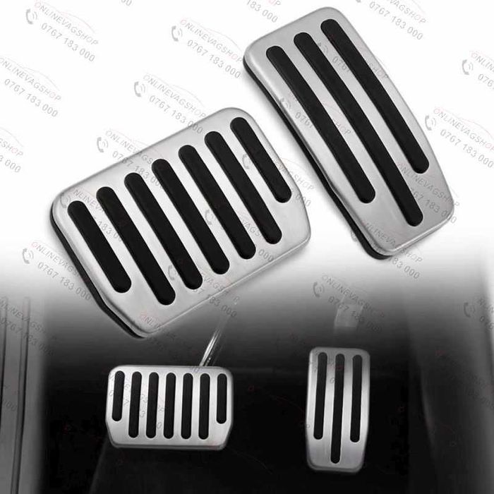 Ornamente inox pedale Tesla Model 3, Model Y si Model Y Performance