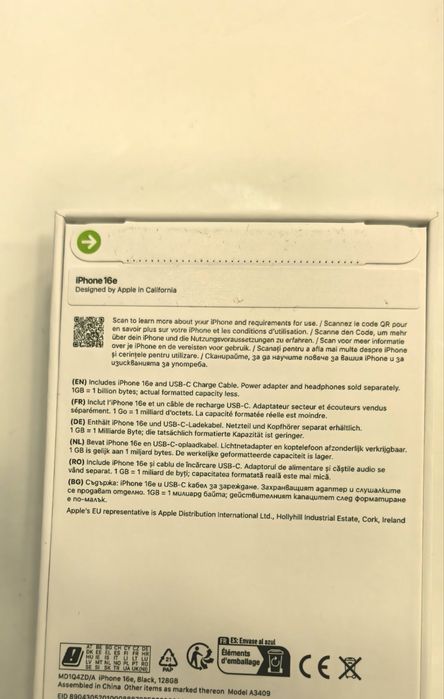 iPhone 16e 128GB