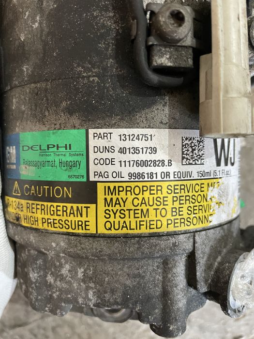 Компресор за климатик Опел Астра 1.7д Opel Astra 1.7d