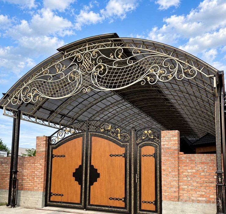 Решётки, ворота, навесы, ковка | Panjara, darvoza, naves