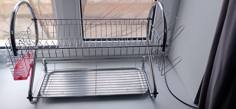 Сушилки для посуды алюминиевая и никелированные